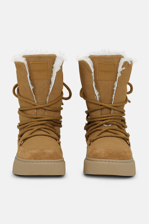 Warme Lage Winterlaars COLDY02 - 236158 Cashew Natural | Cashew Natural | Boots | Ilse Jacobsen