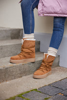 Warme Lage Winterboots COLDY02 | Cashew Natural | Boots | Ilse Jacobsen
