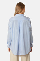 Klassiek Gestreepte Flowy Blouse CRISSAPA03ST | Heather | Shirt | Ilse Jacobsen