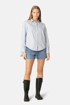 Klassiek Flowy Blouse CRISSAPA03 | Heather | Shirt | Ilse Jacobsen