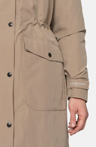 Gevoerde regenparka DASHRAIN01 | Greige | Jacket | Ilse Jacobsen