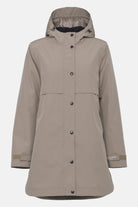 Gevoerde regenjas DASHRAIN02 | Greige | Jacket | Ilse Jacobsen