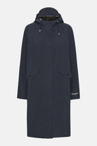 Lange Softshell Regenjas DAYBREAK03 | Dark Indigo | Raincoat | Ilse Jacobsen