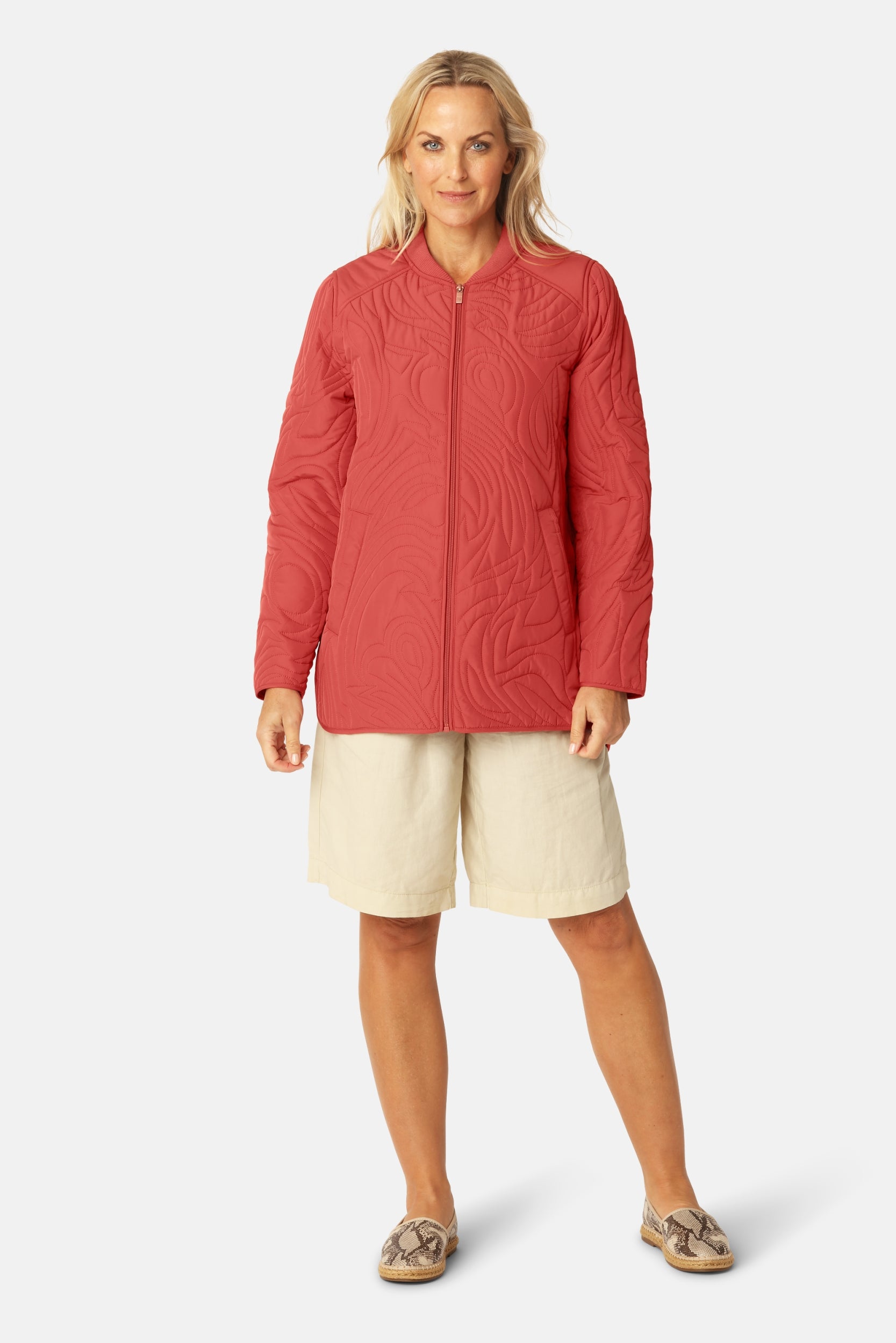 Kort Gewatteerd Jack met Ribboord DUNE02 | Baked Apple | Jacket | Ilse Jacobsen