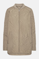 Kort Gewatteerd Jack met Ribboord DUNE02 | Coriander | Jacket | Ilse Jacobsen