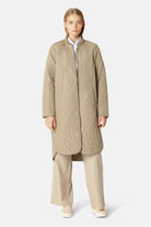 Gewatteerd Jack DUNE06 | Greige | Coat | Ilse Jacobsen