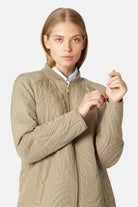 Gewatteerd Jack DUNE06 | Greige | Coat | Ilse Jacobsen