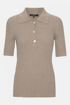 Polo GWEN4065 | Bleached Sand | Polo Shirt | Ilse Jacobsen