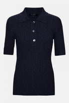 Polo GWEN4065 | Dark Indigo | Polo Shirt | Ilse Jacobsen
