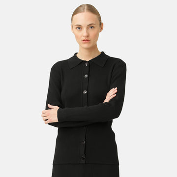 Gebreid vest GWEN4099 - 001 Black | Black