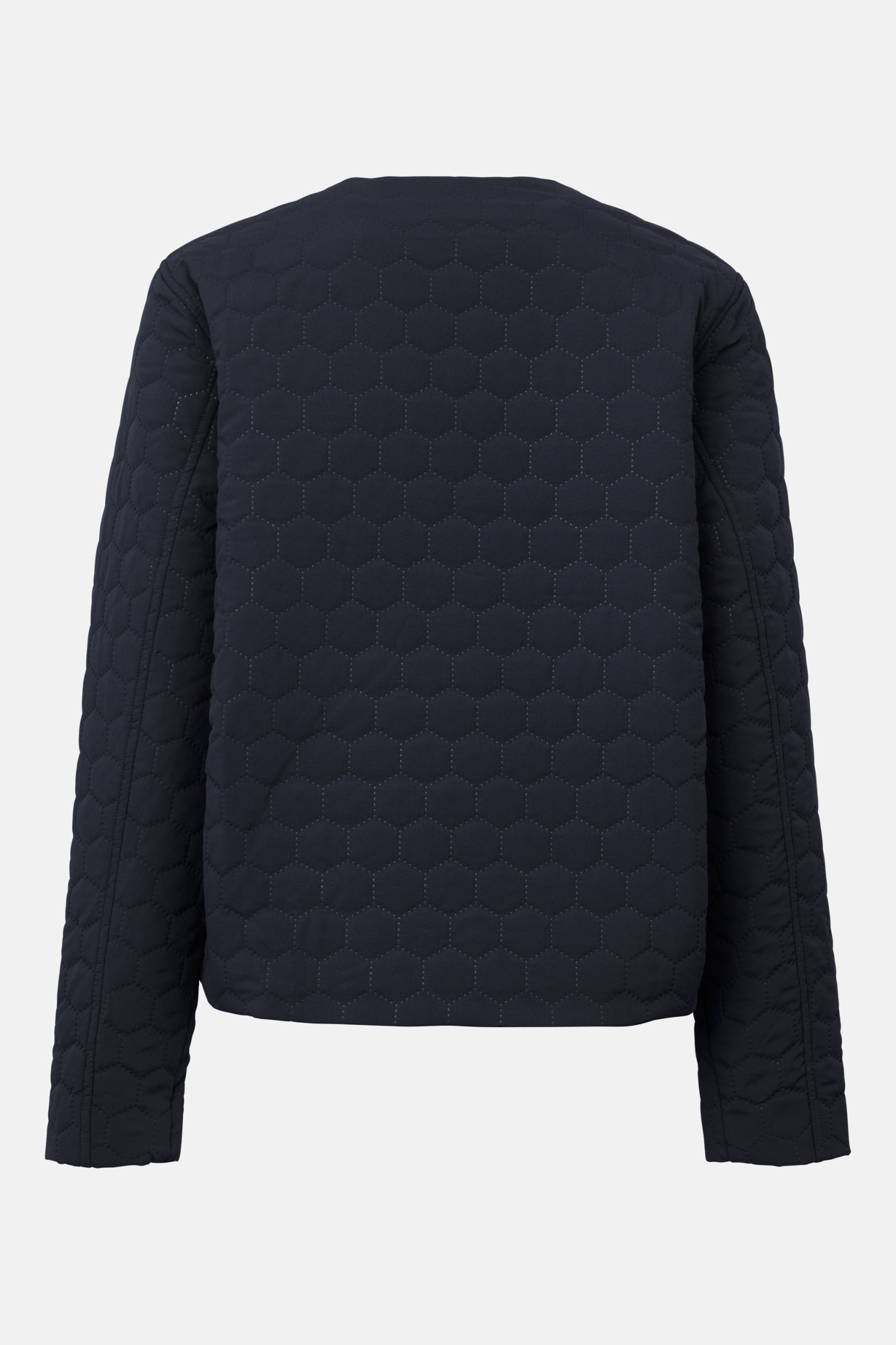 Korte Gewatteerde Jas HONEYCOMBE01 | Dark Indigo | Jacket | Ilse Jacobsen