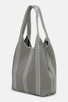 Gebreide Tas KNITTY01 | Milk Creme Black | Accessories | Ilse Jacobsen