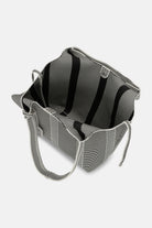 Gebreide Tas KNITTY01 | Milk Creme Black | Accessories | Ilse Jacobsen