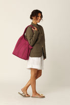 Gebreide Tas KNITTY01 | Opera Mauve Magenta Haze | Bag | Ilse Jacobsen