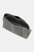 Gebreide Makeup Tas KNITTY02 | Milk Creme Black | Bag | Ilse Jacobsen