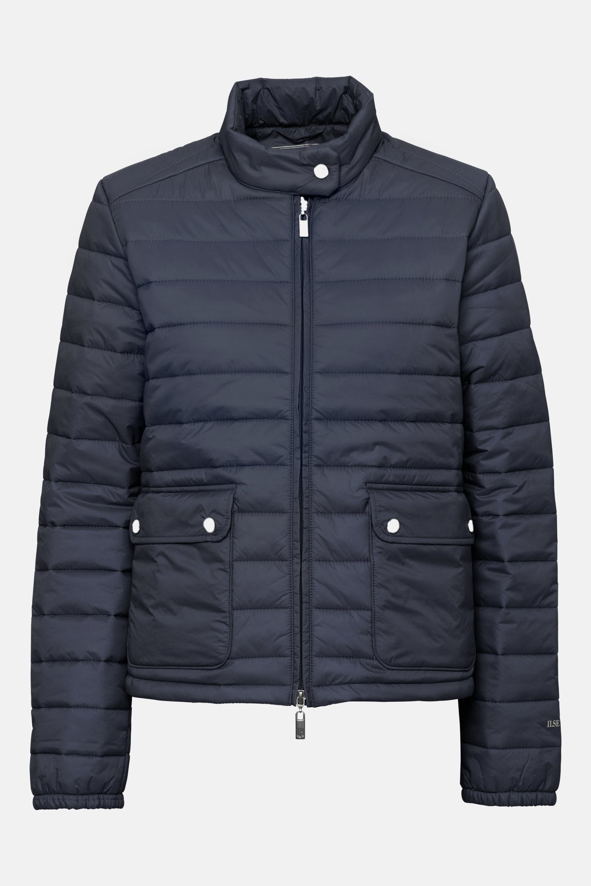Gewatteerd jack LOFT01 | Dark Indigo | Jacket | Ilse Jacobsen