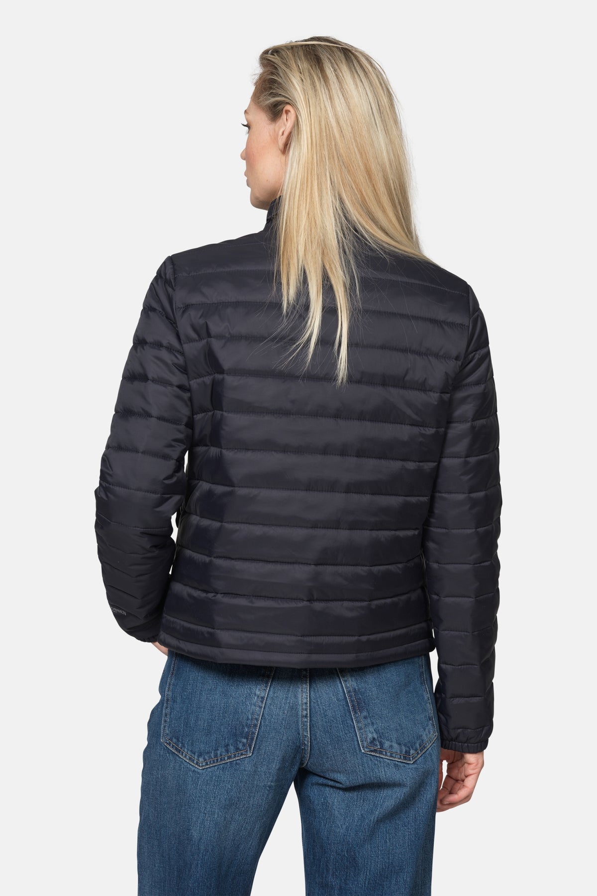 Gewatteerd jack LOFT01 | Dark Indigo | Jacket | Ilse Jacobsen
