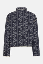 Korte Gewatteerde Jas OTTOMAQUILT01P | Dark Wildflower | Jacket | Ilse Jacobsen