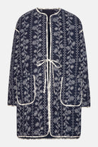 Gewatteerde Jas OTTOMAQUILT04P | Dark Wildflower | Jacket | Ilse Jacobsen