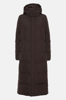 Lange Winterjas PEPPY03 | Ganache | Coat | Ilse Jacobsen