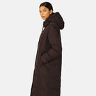 Lange Winterjas PEPPY03 | Ganache | Coat | Ilse Jacobsen