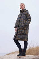 Lange Winterjas PEPPY06P | Beige Butterfly | Coat | Ilse Jacobsen