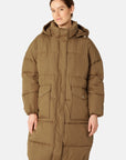 Lange Winterjas PEPPY06 | Mocca | Coat | Ilse Jacobsen