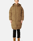 Lange Winterjas PEPPY06 | Mocca | Coat | Ilse Jacobsen