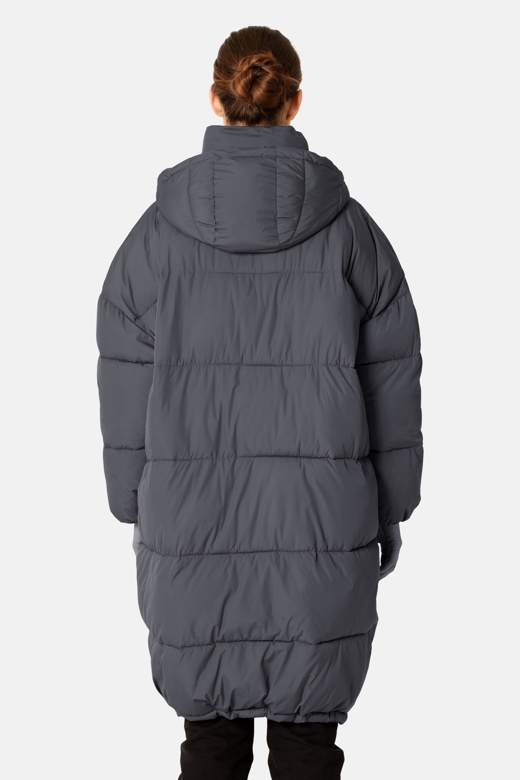 Lange Gewatteerde Jas PEPPY06 - 604 Ombre Blue | Ombre Blue | Coat | Ilse Jacobsen