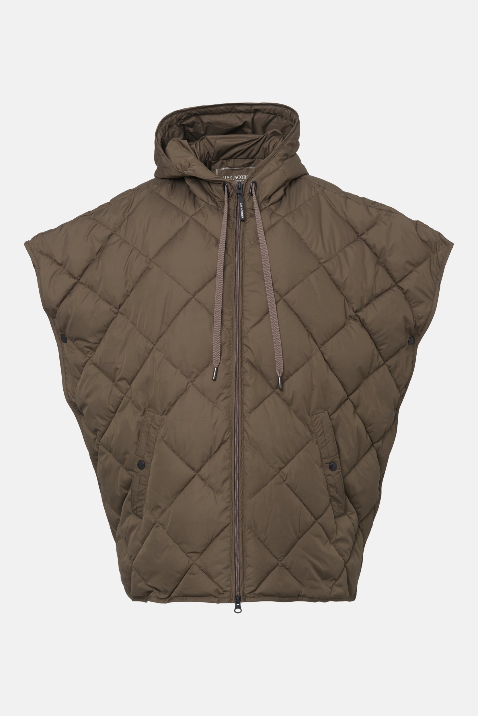 Gewatteerde cape PEPPY12 | Mud | Cape | Ilse Jacobsen