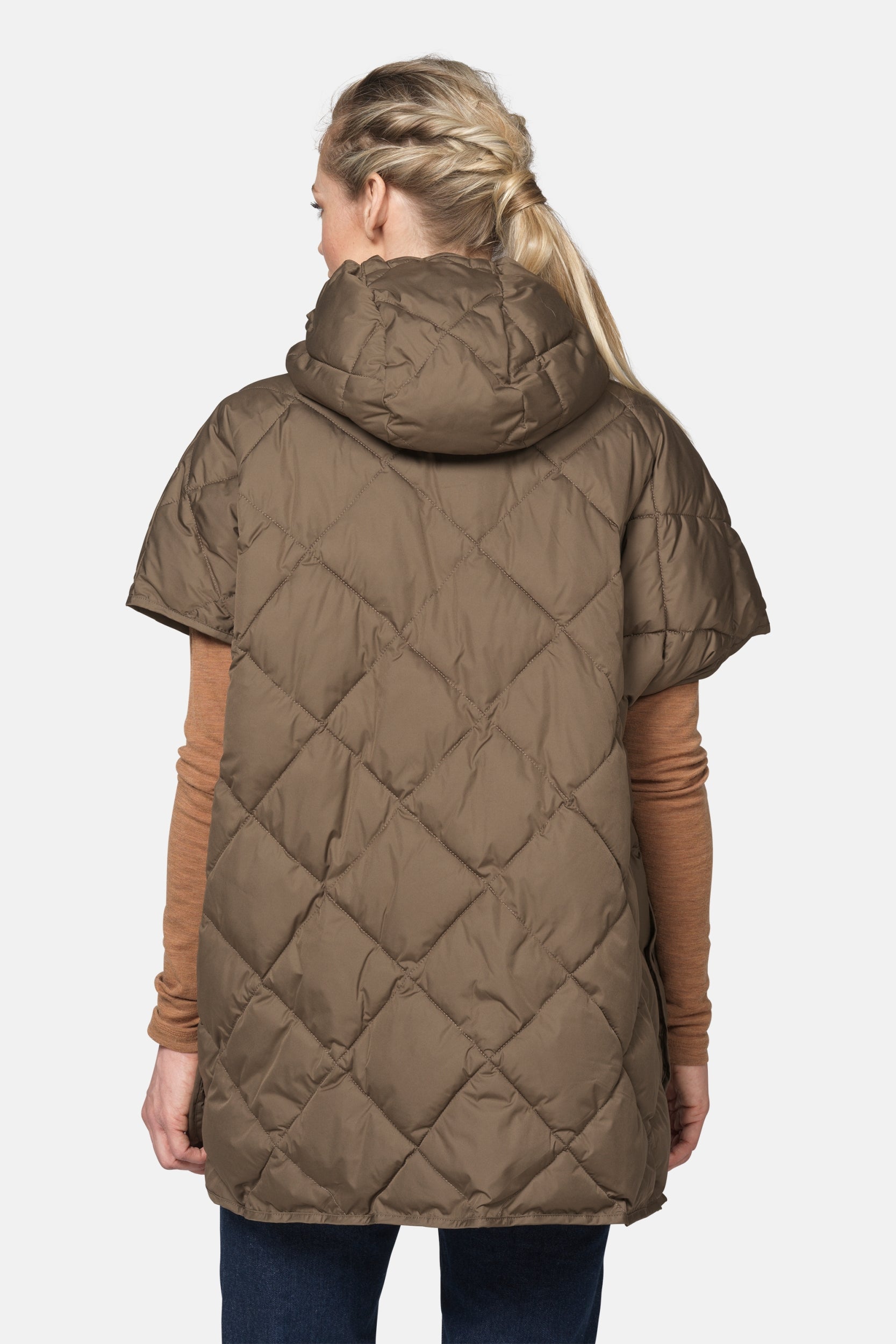 Gewatteerde cape PEPPY12 | Mud | Cape | Ilse Jacobsen