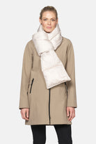 Gewatteerde sjaal PEPPYS08 | Silver Grey | Scarf | Ilse Jacobsen