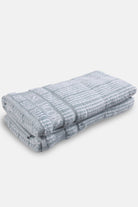 Handdoek - Set van 2 stuks | Powder Blue Stripes | Bath Collection | Ilse Jacobsen