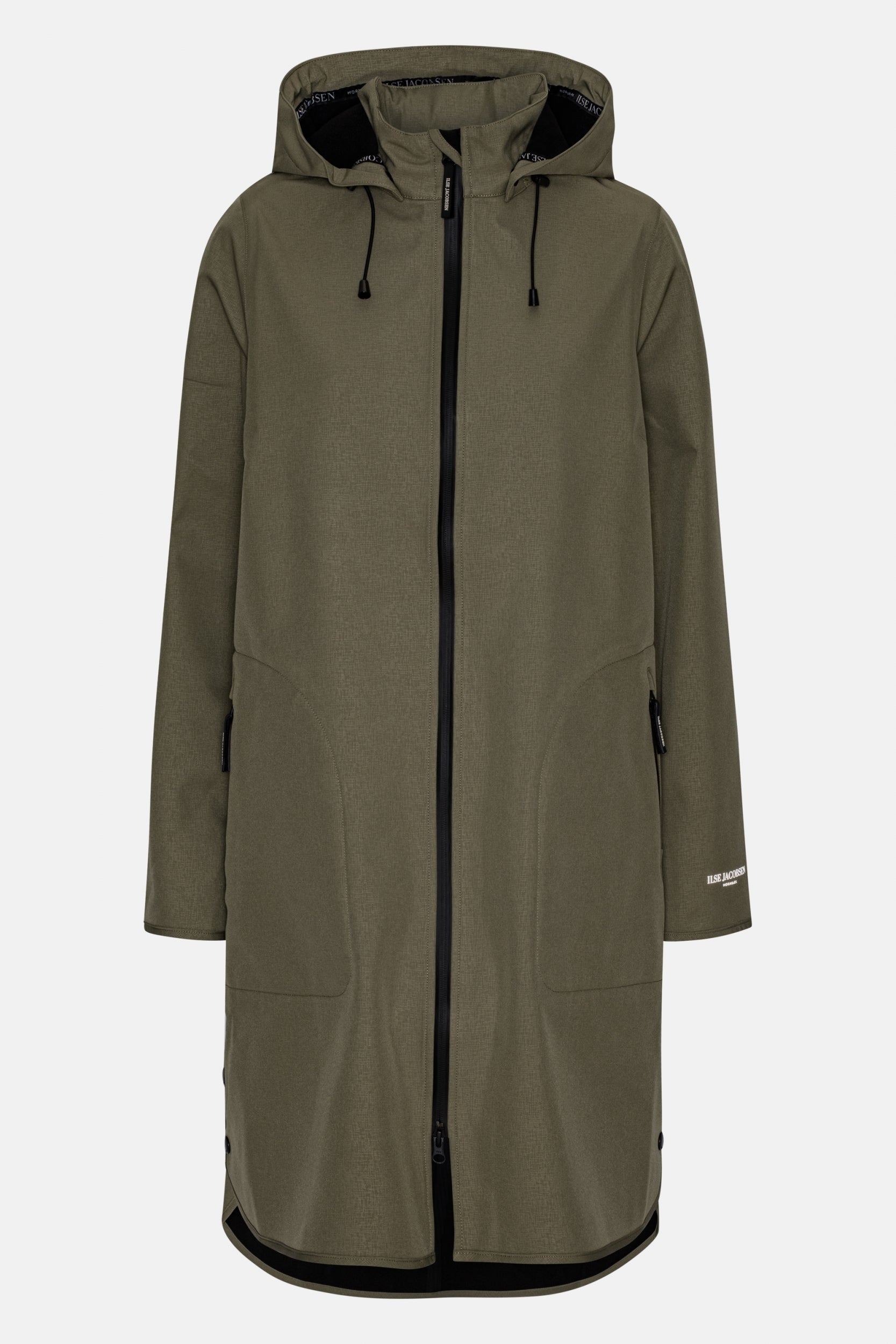 Softshell regenjas RAIN128 | Army | Raincoat | Ilse Jacobsen