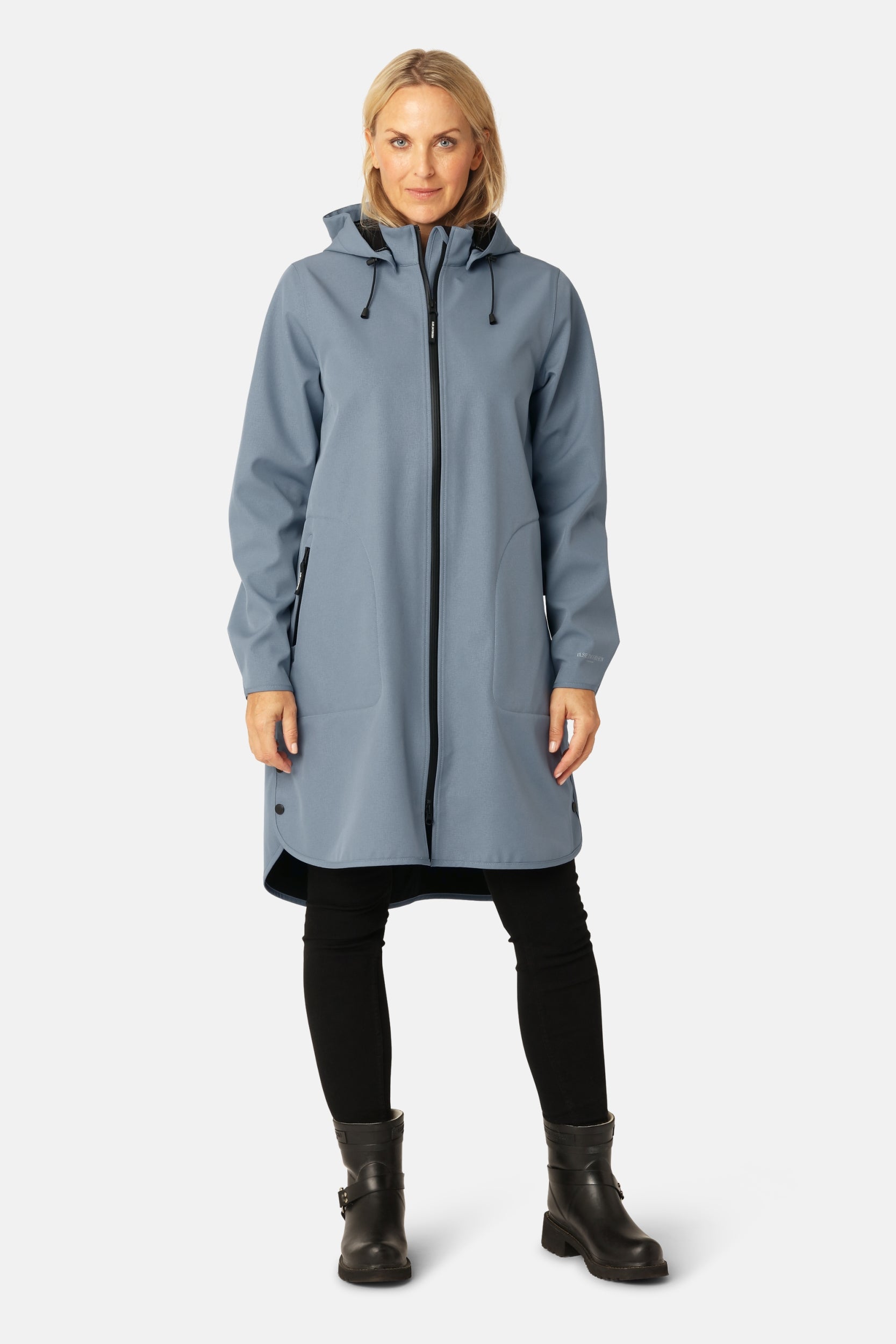 Softshell Regenjas RAIN128 | Grey Blue | Raincoat | Ilse Jacobsen