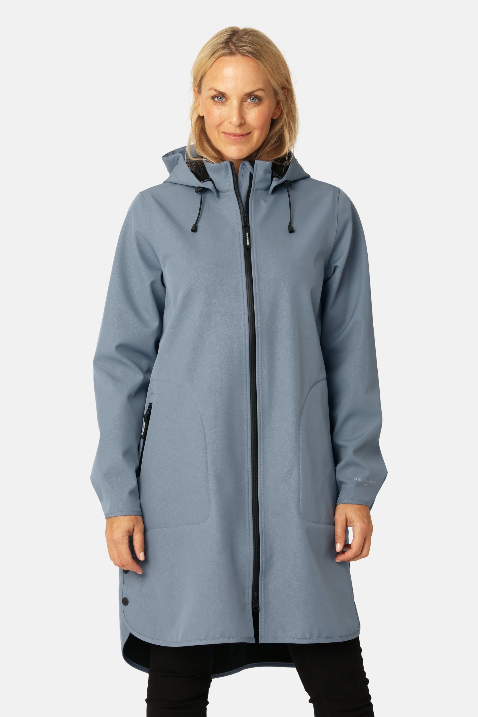 Softshell Regenjas RAIN128 | Grey Blue | Raincoat | Ilse Jacobsen