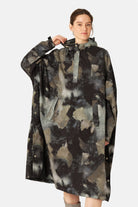 Poncho Regenjas RAIN222SPRP | Moss Print | Poncho | Ilse Jacobsen