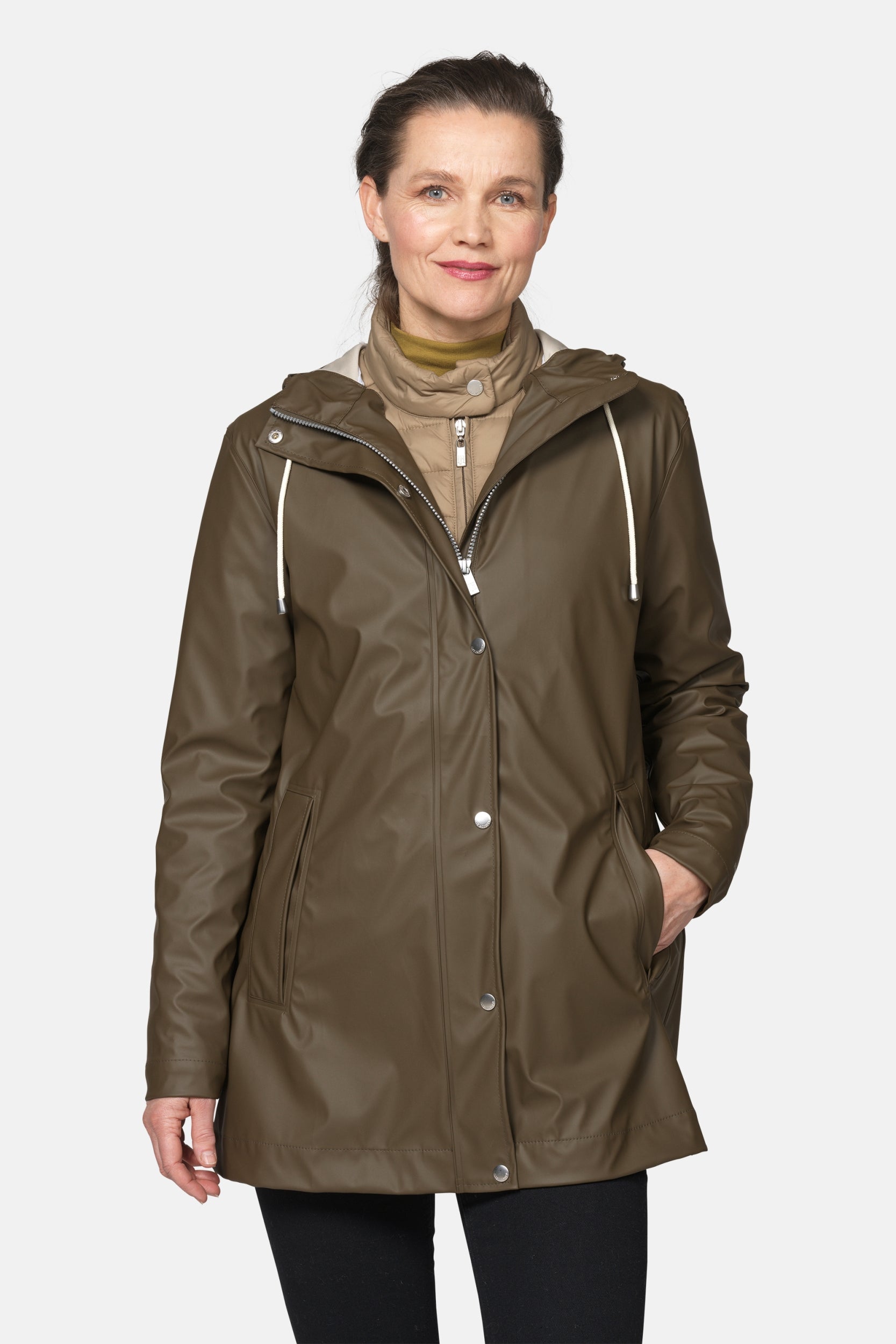 Korte regenjas RAIN228FR | Wren | Raincoat | Ilse Jacobsen