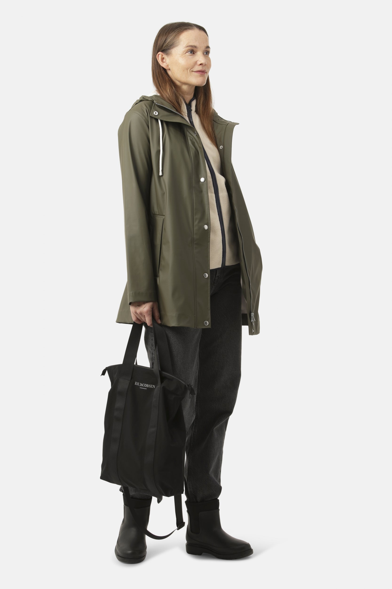 Regenjas RAIN228FR | Army | Raincoat | Ilse Jacobsen