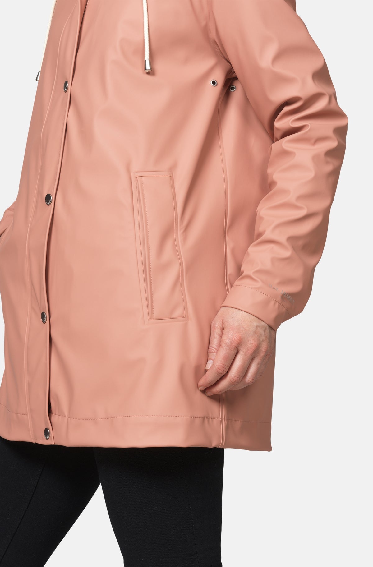 Korte regenjas RAIN228FR | Ash Rose | Raincoat | Ilse Jacobsen