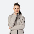 Softshell regenjas lang RAIN37L | Chateau Gray | Raincoat | Ilse Jacobsen