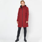 Softshell regenjas lang RAIN37L | Rhubarb | Raincoat | Ilse Jacobsen