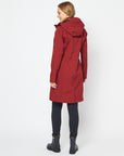 Long Raincoat RAIN37L - 383 Rhubarb | Rhubarb
