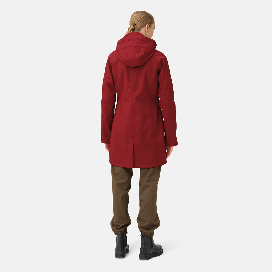 Softshell regenjas RAIN37 - 383 Rhubarb | Rhubarb