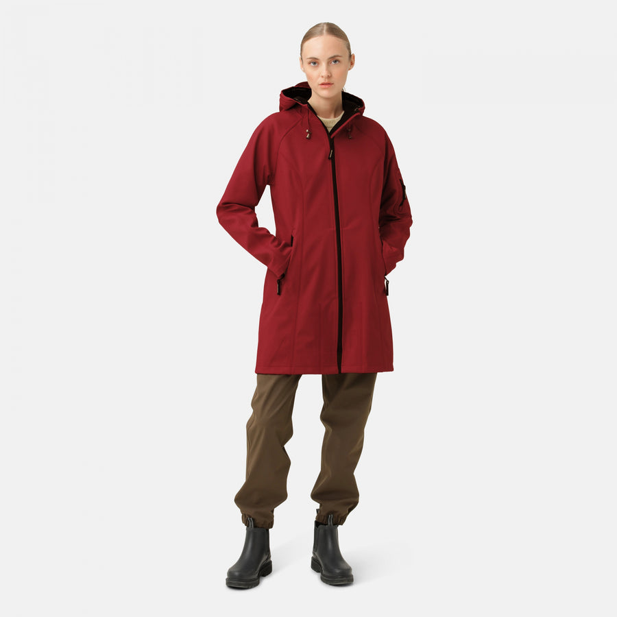 Softshell regenjas RAIN37 - 383 Rhubarb | Rhubarb