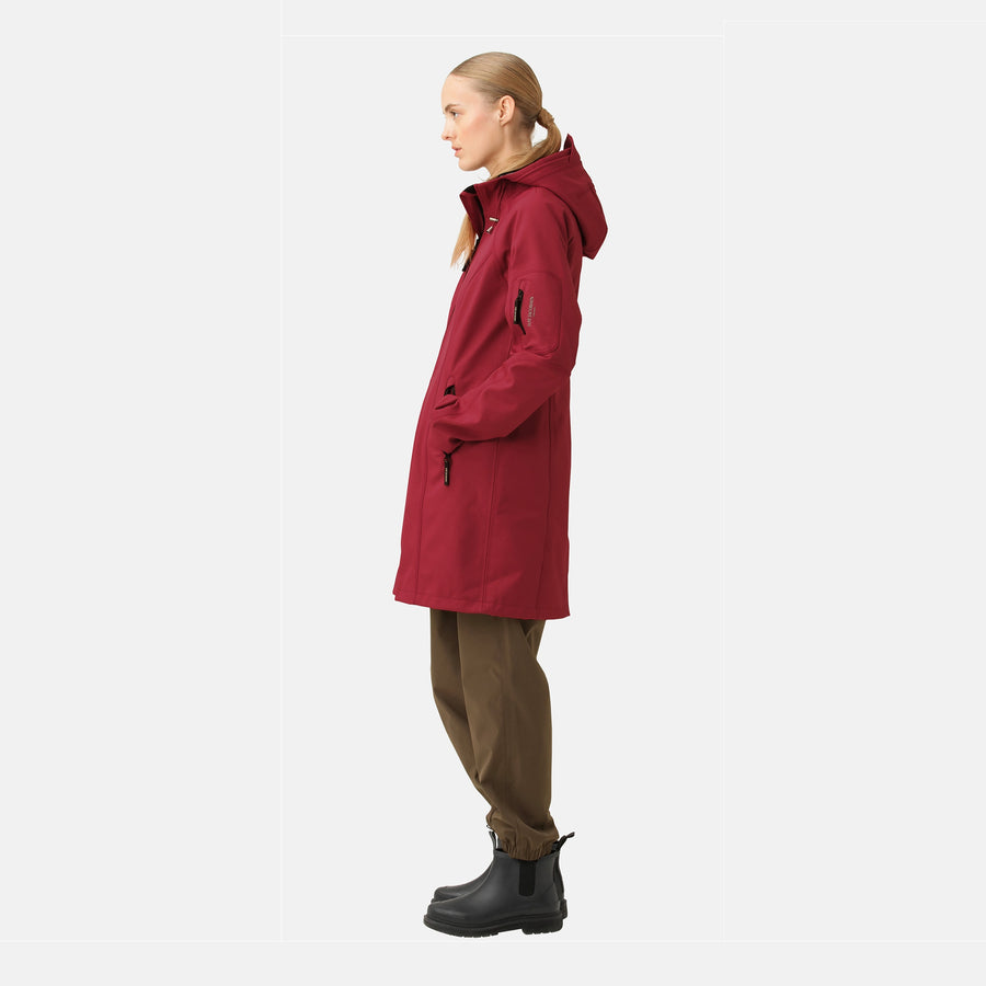 Softshell regenjas RAIN37 - 383 Rhubarb | Rhubarb