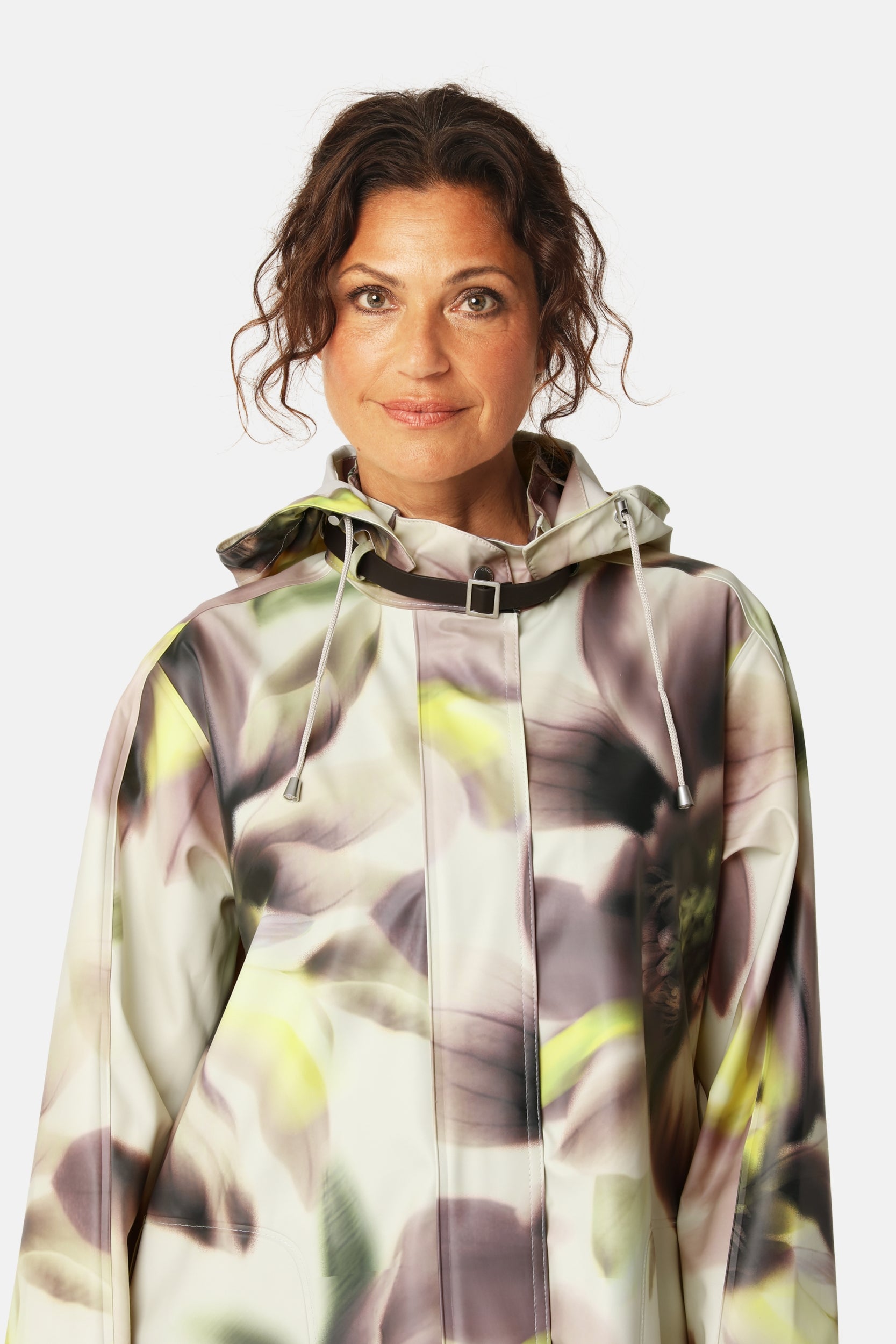Regenjas RAIN71P | Light Photoristic Flower | Raincoat | Ilse Jacobsen