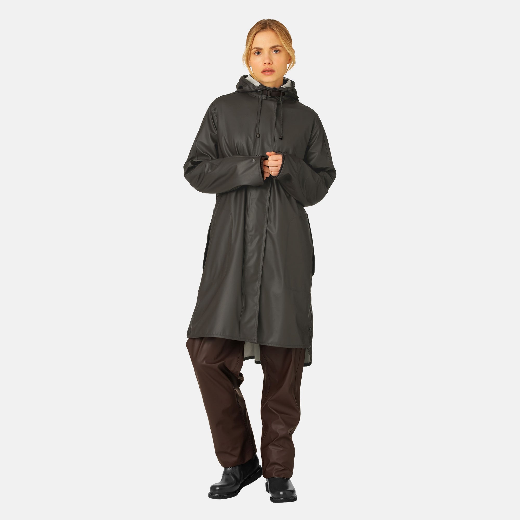 Regenjas RAIN71 - 033 Dark Shadow | Dark Shadow | Raincoat | Ilse Jacobsen