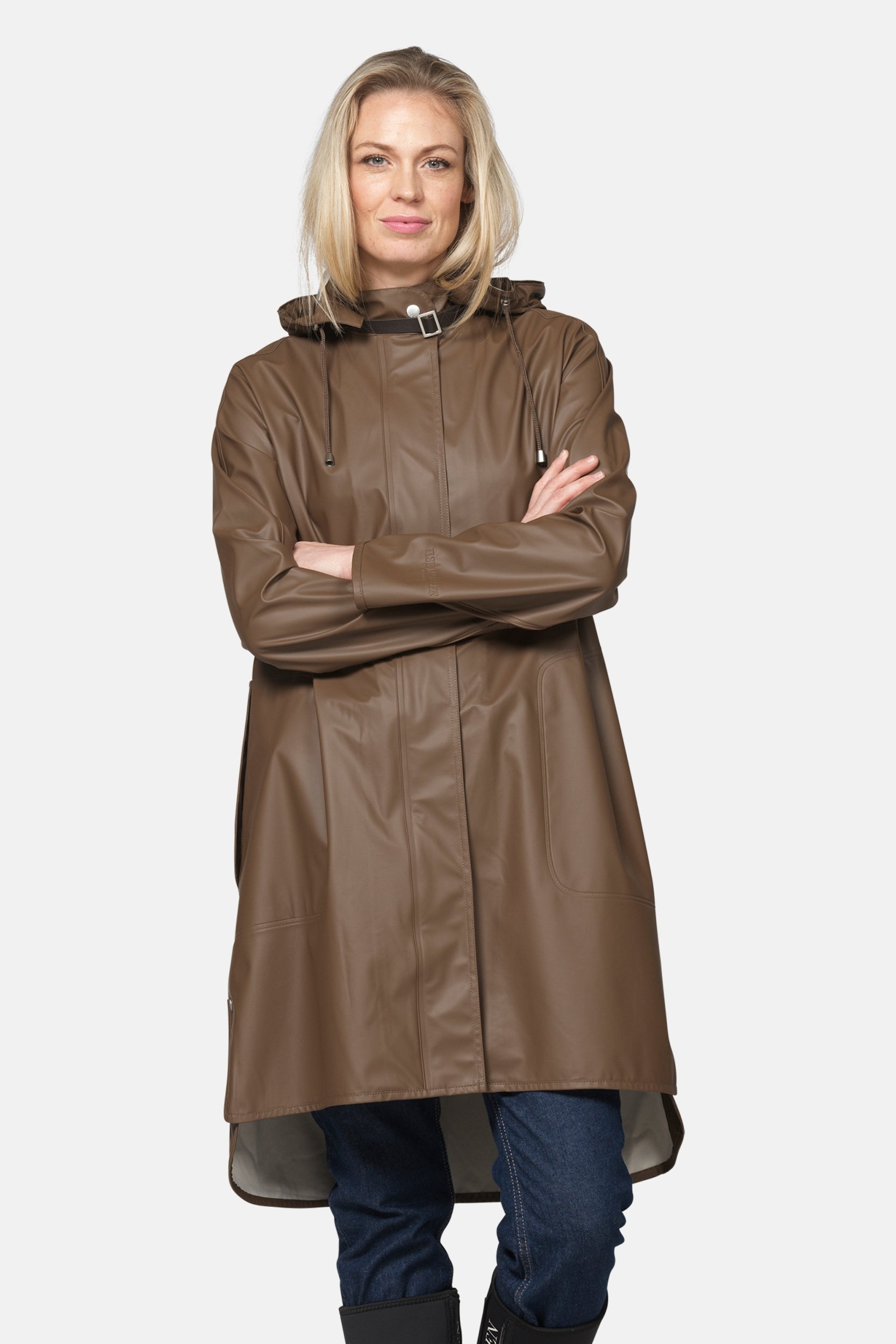 Regenjas in A-lijn RAIN71 | Mud | Raincoat | Ilse Jacobsen