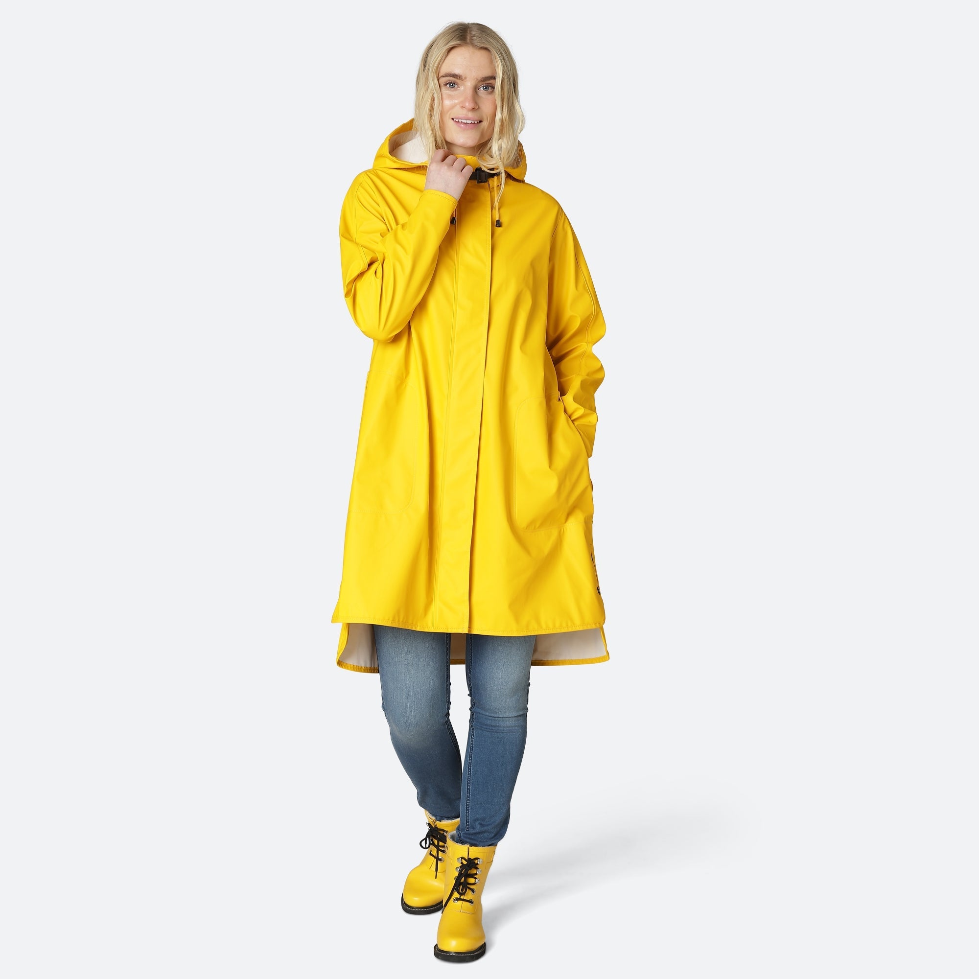 Regenjas RAIN71 - 808 Cyber Yellow | Cyber Yellow | Raincoat | Ilse Jacobsen